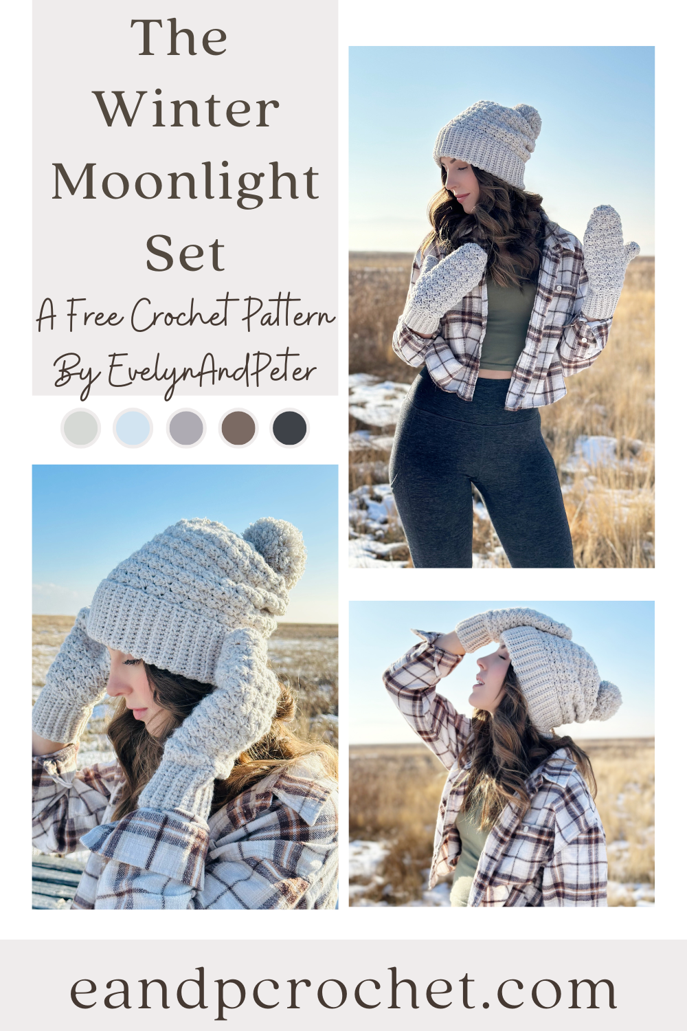 The Winter Moonlight Set - Evelyn And Peter Crochet