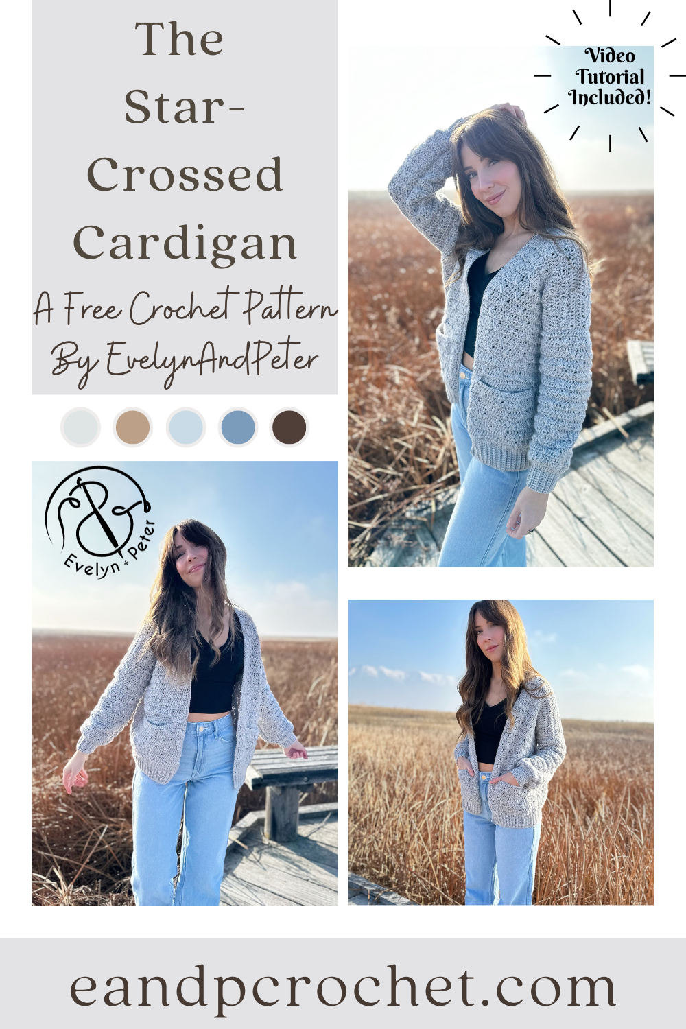 lion brand yarn sweater Archives - Evelyn And Peter Crochet